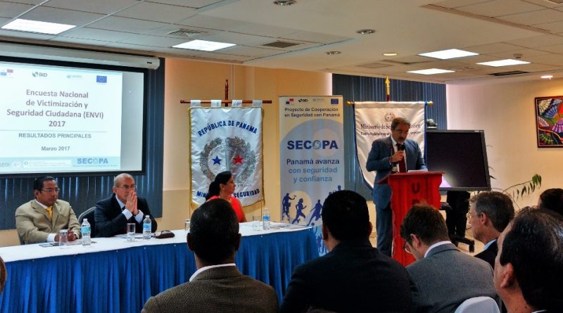 Panamá presenta los resultados de su Encuesta Nacional  de Victimización y Seguridad Ciudadana 2017